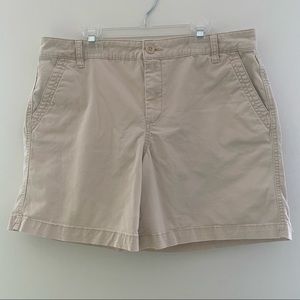 Chaps Khaki Shorts Size 8